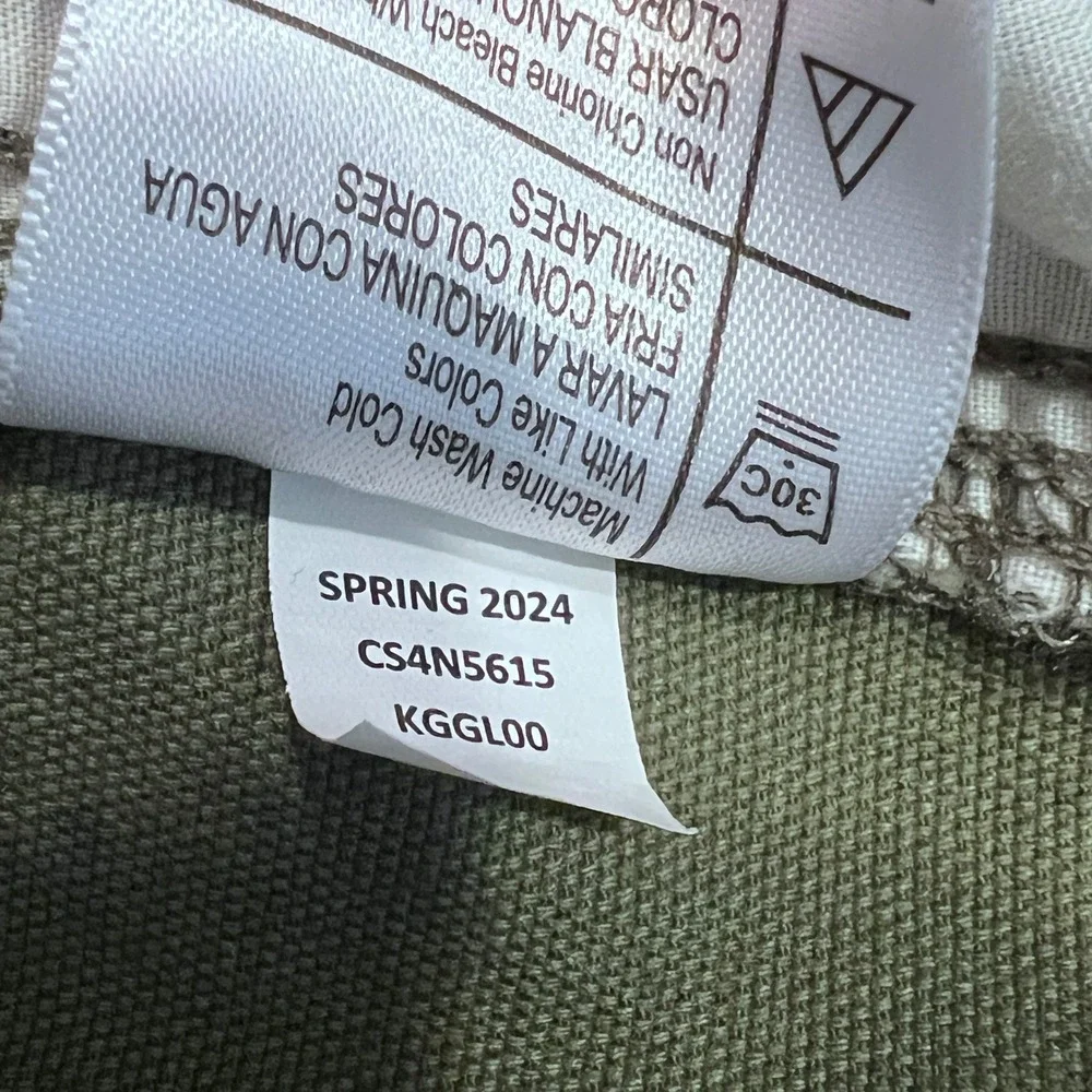 Coleman‎ Olive Green Canvas Utility Shorts Size 34 Stretch Cotton Outdoor READ